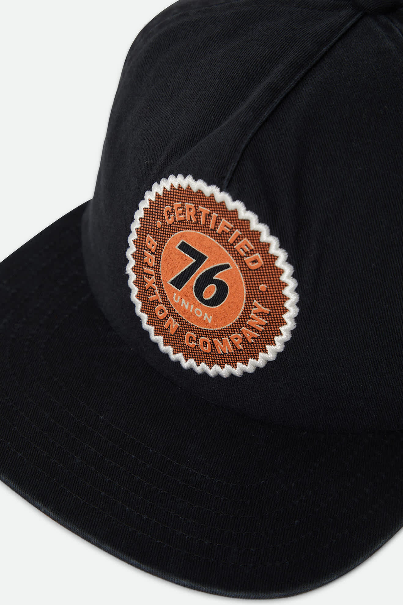 Unisex 76 Certified Snapback in the color Washed Black - Additional Laydown image