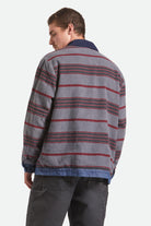 Men's Altered Threads Chore Coat in the color Medium Wash Denim - Additional Fit image