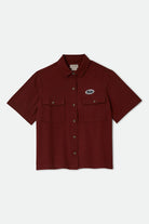 Women's Mechanics Women's Shirt in the color Dark Brick - Front Product View