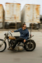 Men's Assembly Reversible Chore Jacket in the color Indigo/Pine Needle/Whitecap - Men's Lifestyle image