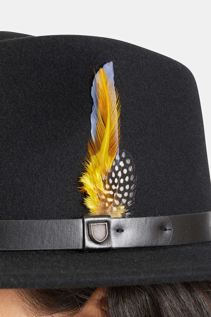 Brixton Hat Feather - Joe Blue/Black/Yellow