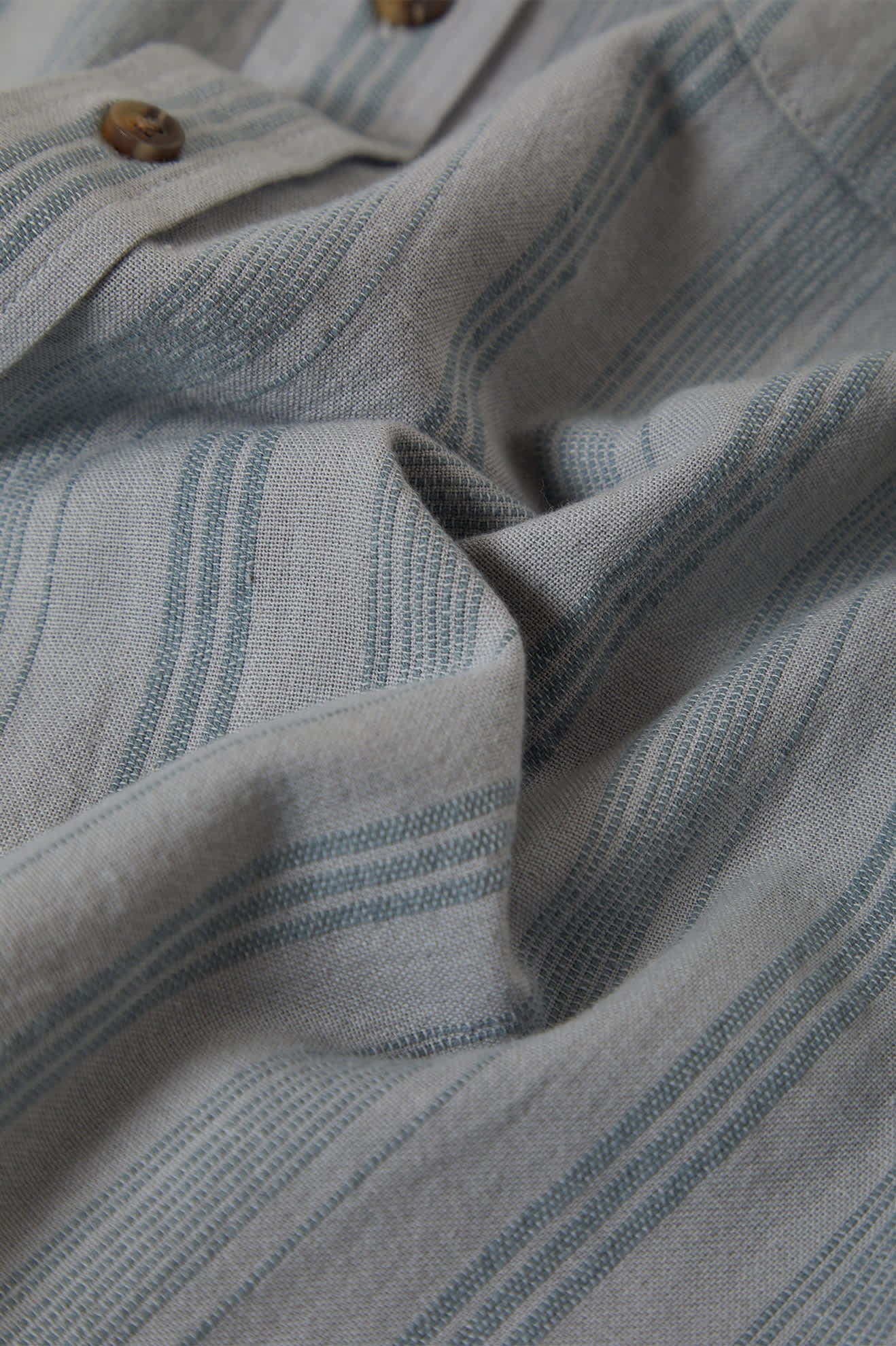 Men's Charter Stripped Dobby Short Sleeve Shirt in the color Trooper - Additional Laydown image