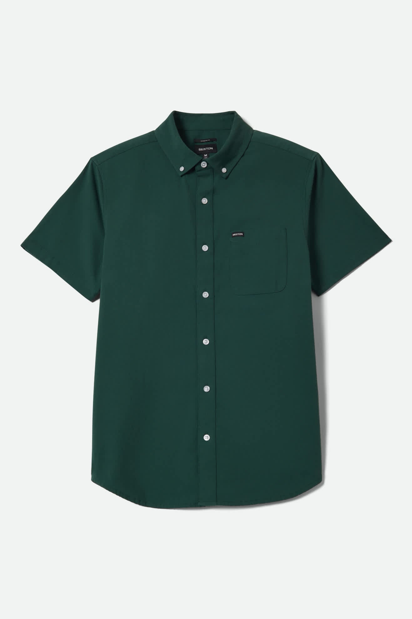 Men's Sanford Short Sleeve Shirt in the color Primal Green - Front Product View