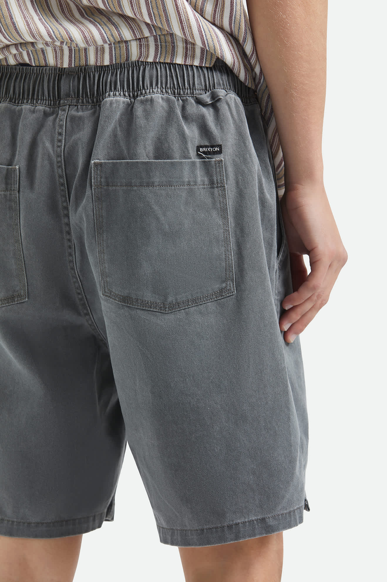 Men's Everyday Vintage Wash Short in the color Vintage Black - Additional Fit image