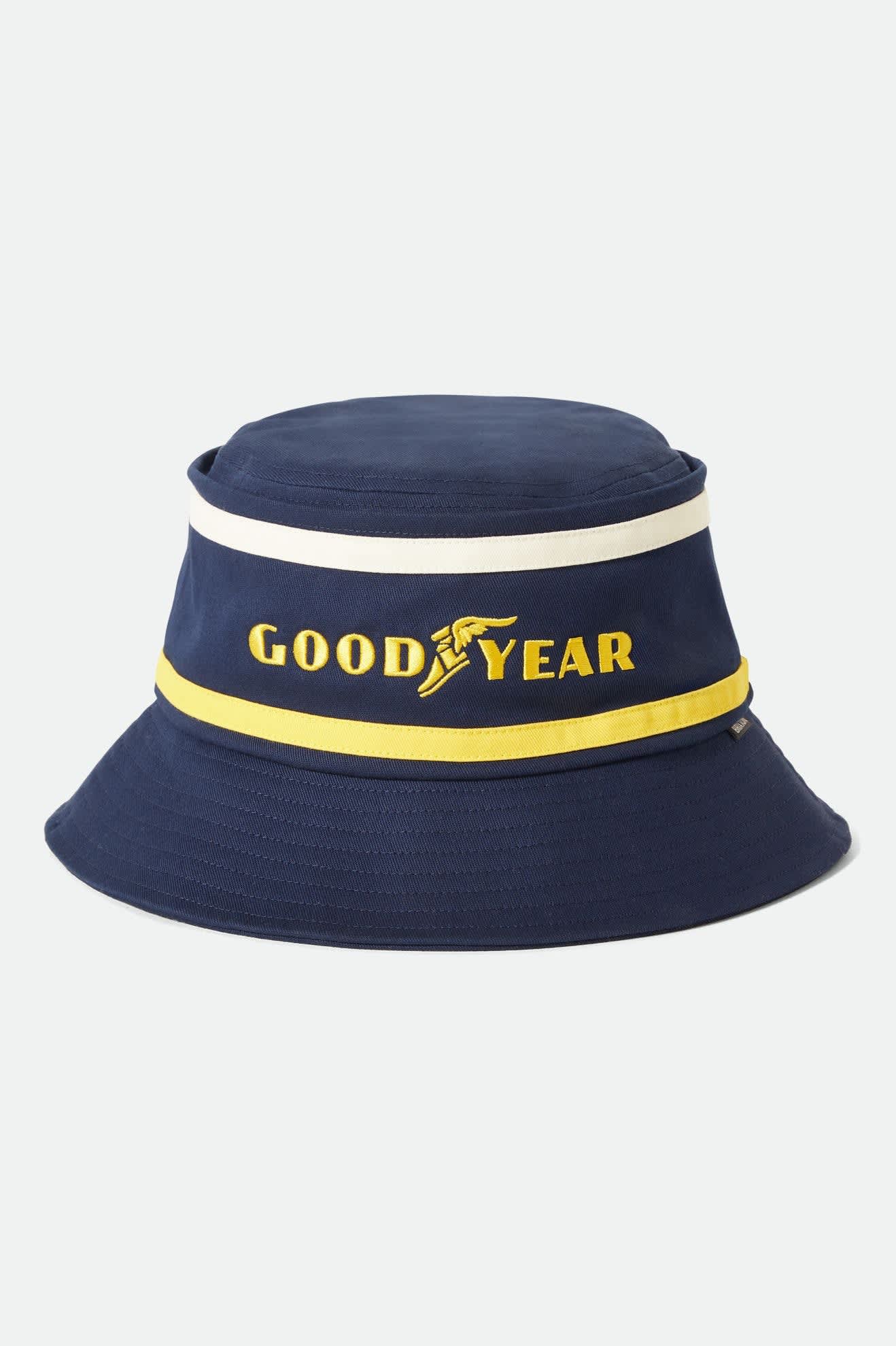Unisex Goodyear Service Bucket Hat in the color Navy - Additional Laydown image