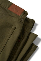 Men's Builders 5-Pocket Stretch Pant in the color Ivy Green - Additional Laydown image