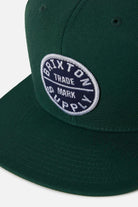 Unisex Oath III Snapback in the color Pine Needle/Pine Needle - Additional Laydown image