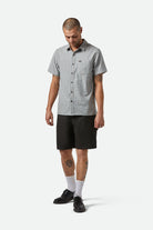 Men's Builders Carpenter Baggy Short in the color Washed Black - Additional Fit image