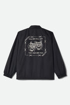 Men's Watchman Lightweight Coaches Jacket in the color Black - Additional Laydown image