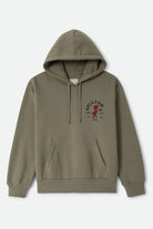 Women's Ramblin Rose Hoodie in the color Olive Surplus - Front Product View