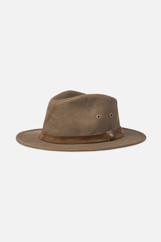 Brixton Messer Adventure Fedora - Desert Palm