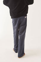Men's Trademark Chino Pant in the color Washed Navy - Men's Back View