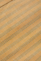 Men's CRU Oxford Stripe S/S Shirt in the color Curry/Ivy Green Stripe - Additional Laydown image