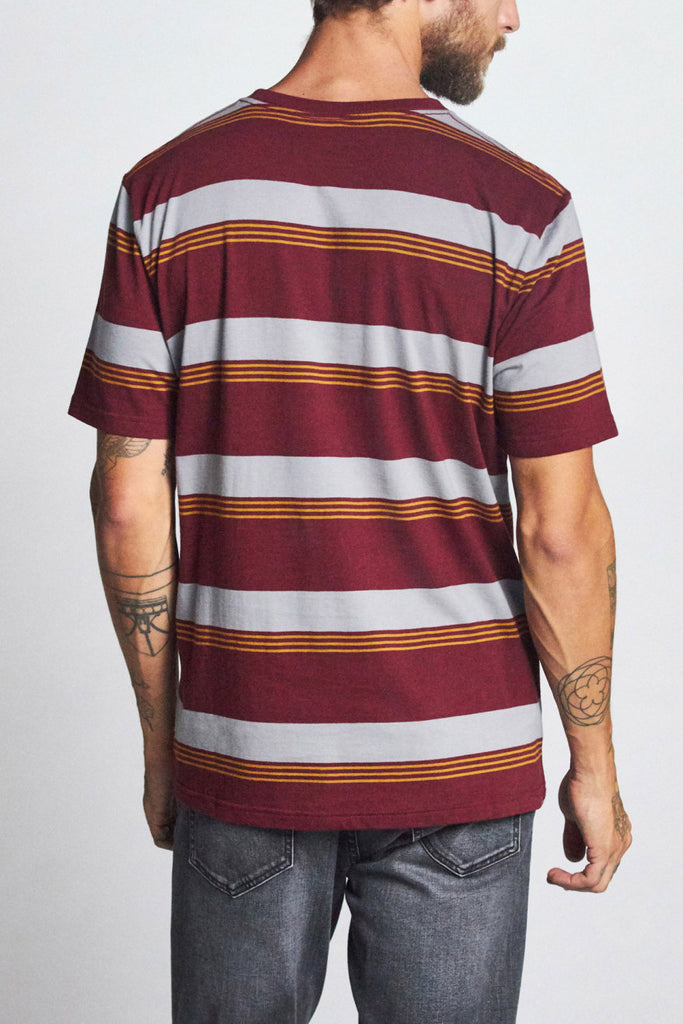 Brixton Hilt S/S Knit - Maroon