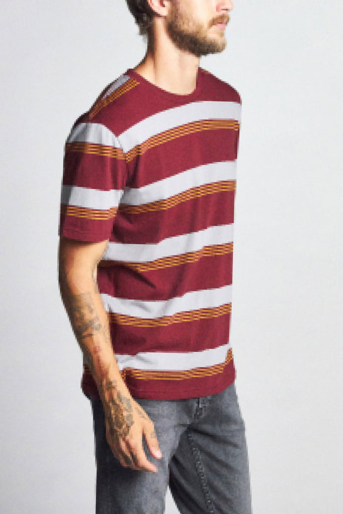 Brixton Hilt S/S Knit - Maroon