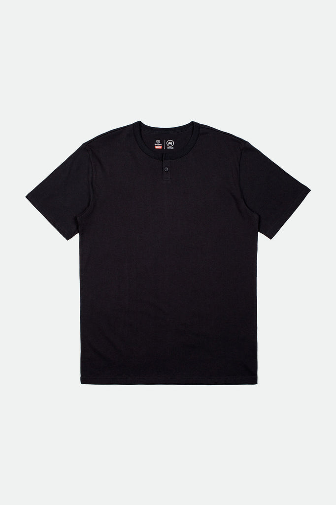 Brixton Basic S/S Henley - Black