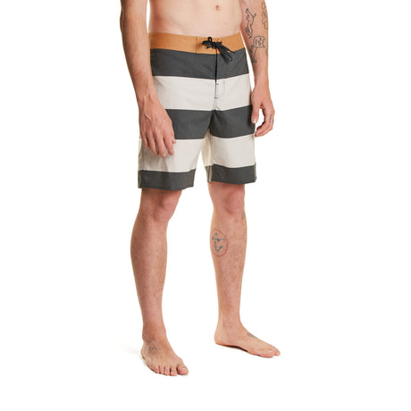 Barge Stripe Trunk - Washed Black/Bone