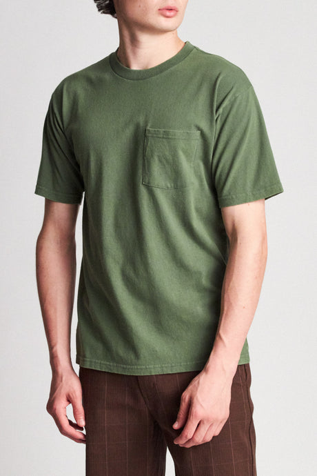 Basic S/S Standard Pocket Tee - Leaf