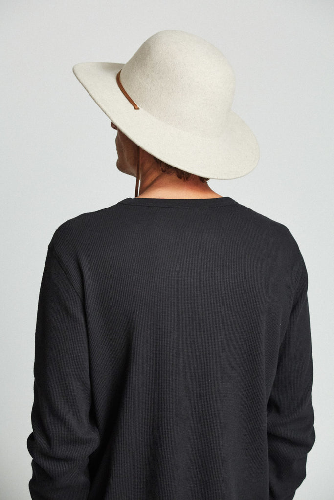 Brixton Tiller Hat - Heather Stone