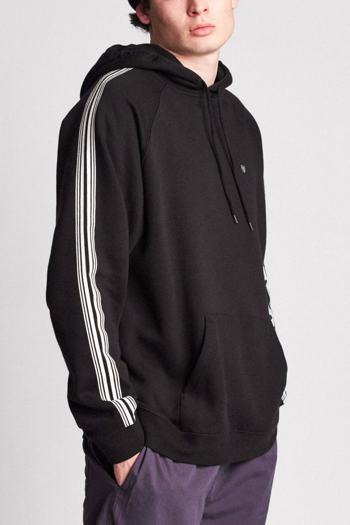 Brixton Marathon Hood Fleece - Black