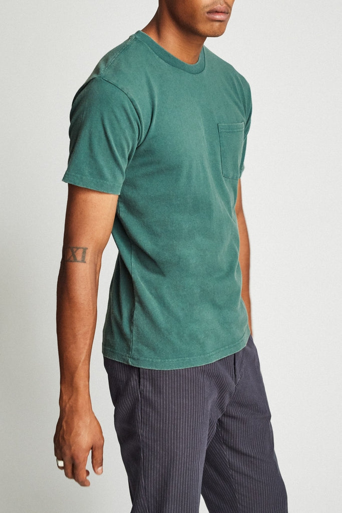 Brixton Basic S/S Standard Pocket Tee - Evergreen