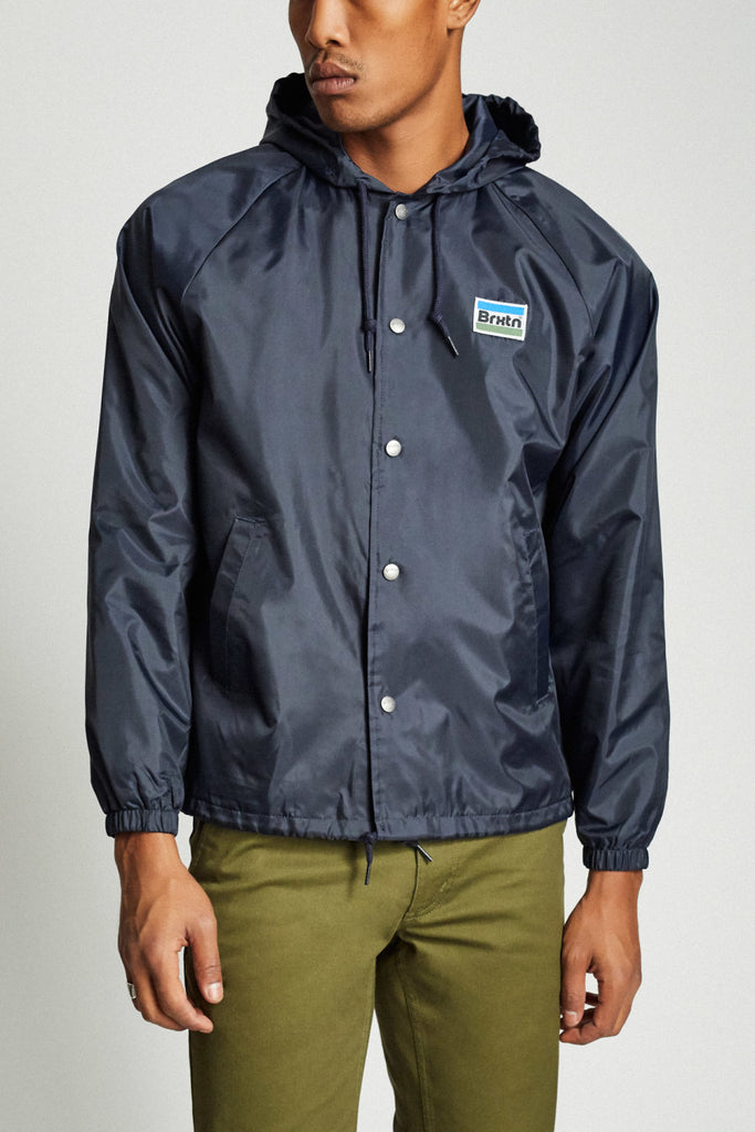 Brixton Nobel Hood Jacket - Navy