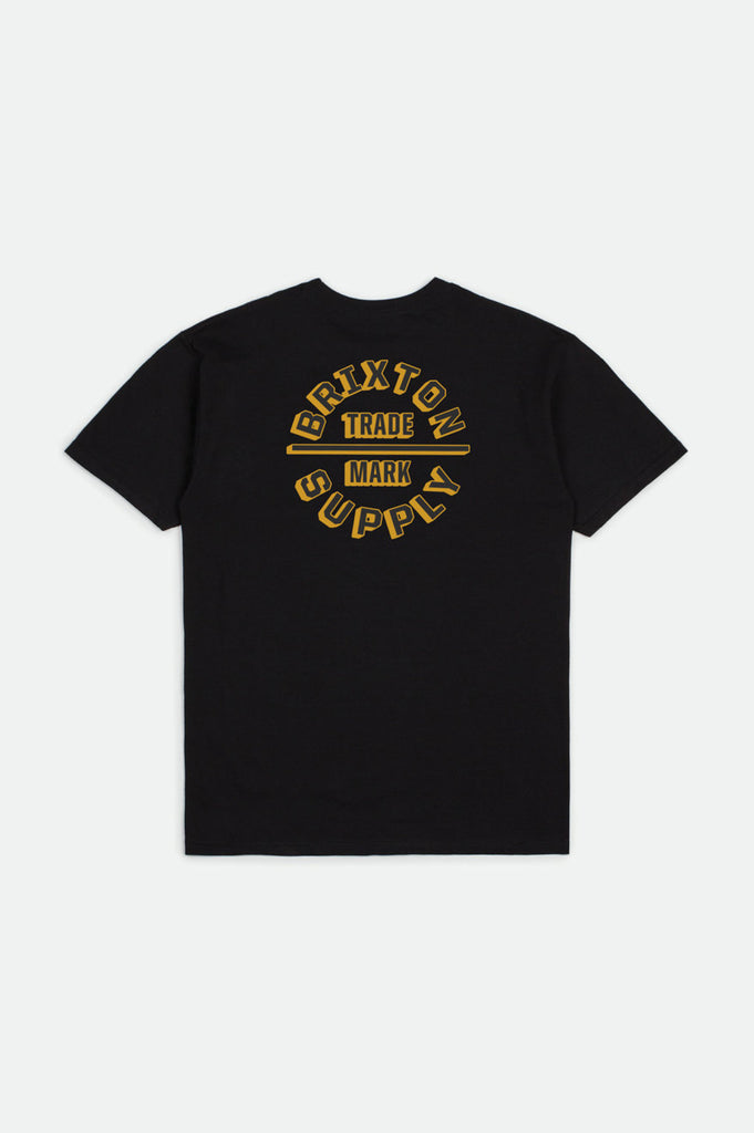 Brixton Boys Oath II S/S Standard Tee - Black/Gold