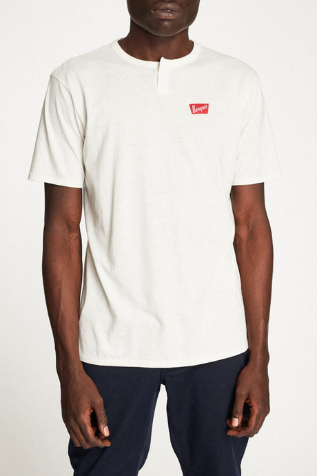 Banquet S/S Henley - Off White