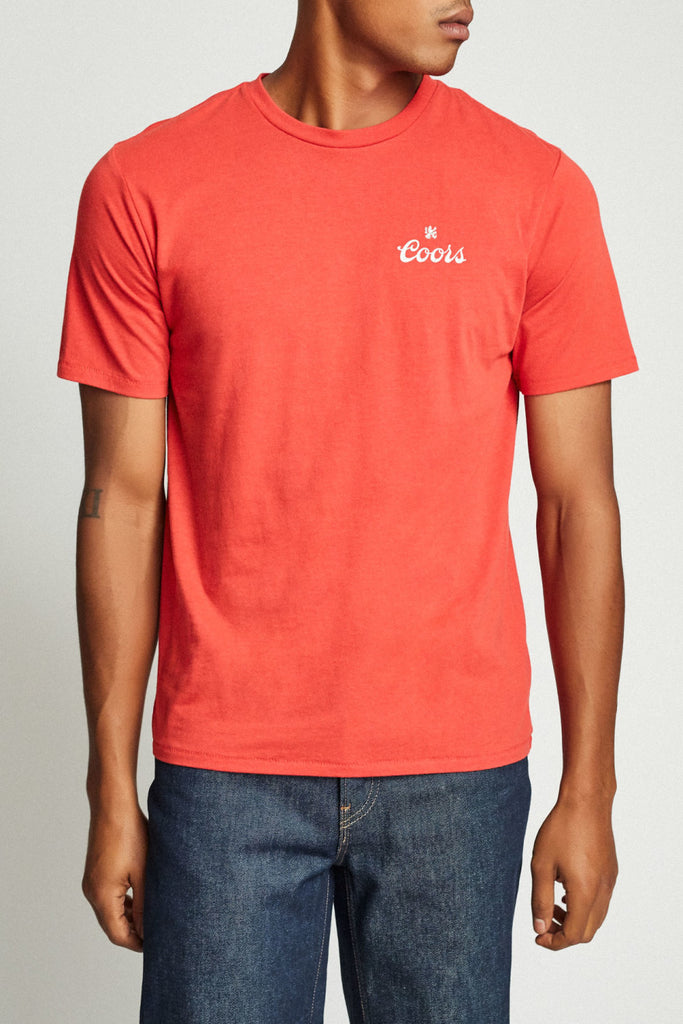 Brixton Cask II S/S Premium Tee - Red