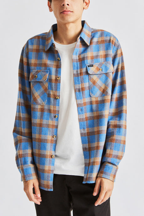 Bowery L/S Flannel - River Blue