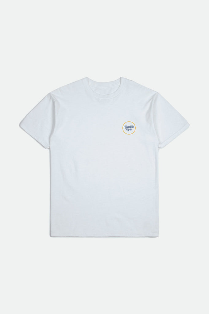 Brixton Boys Wheeler II S/S Standard Tee -  White