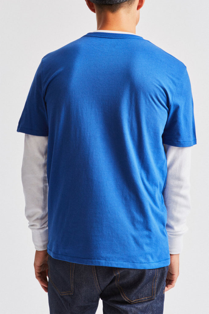 Brixton Basic S/S Pocket Tee - Monaco Blue