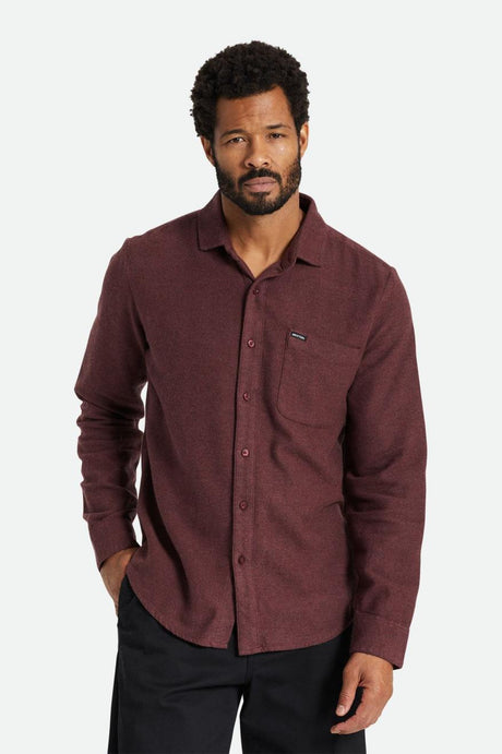 Bixby Reserve L/S Flannel - Melange Red