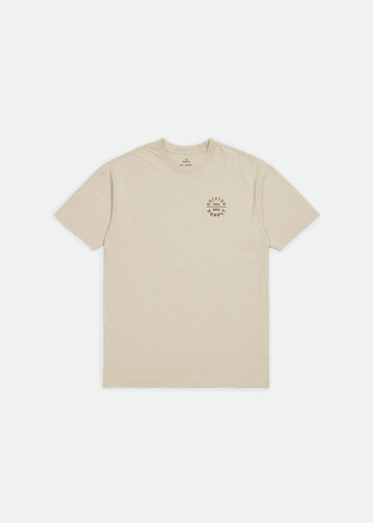 Brixton Oath V S/S Standard Tee - Natural/Gradient