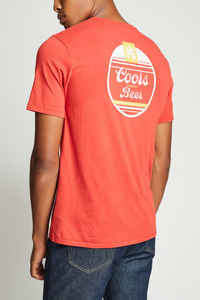 Brixton Cask II S/S Premium Tee - Red