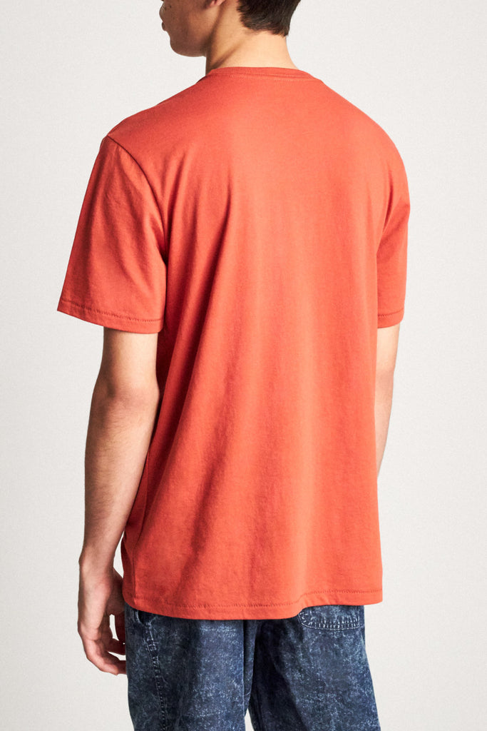 Brixton Basic S/S Pocket Tee - Henna