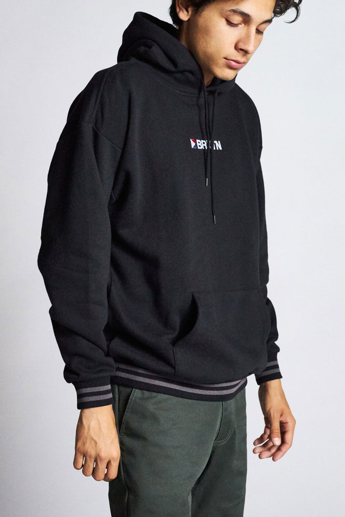 Brixton Stowell IV INTL Hood Fleece - Black