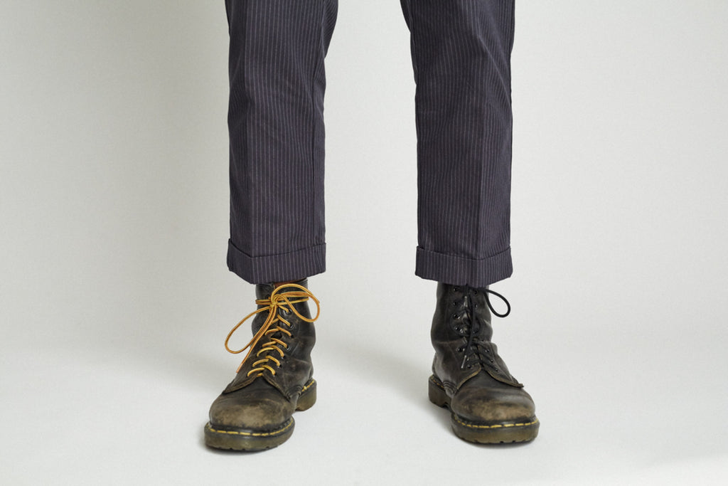 Brixton Regent Trouser Pant - Navy/Stripe