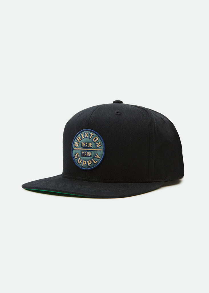 Brixton Boys Oath Snapback - Black/Green