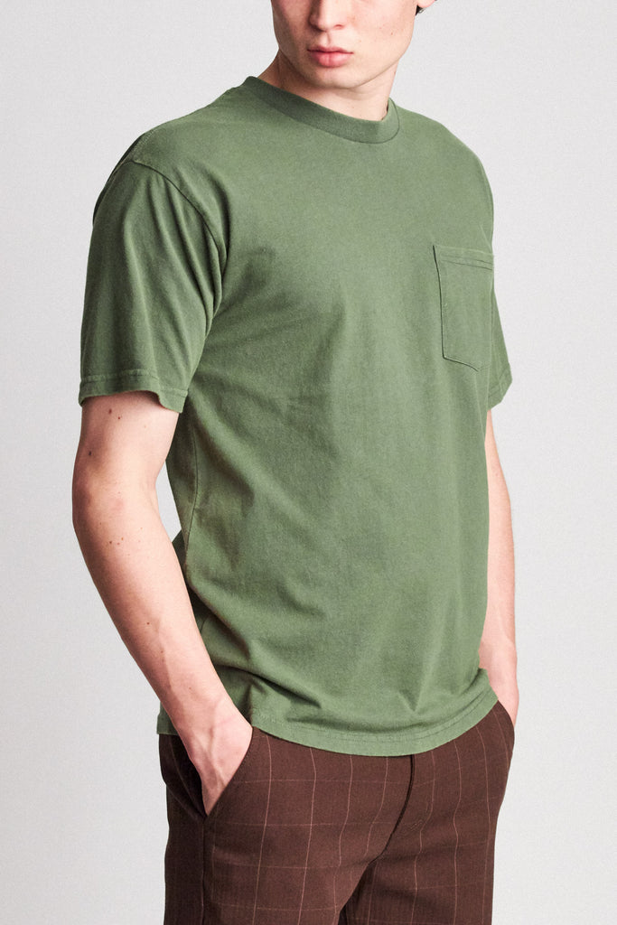 Brixton Basic S/S Standard Pocket Tee - Leaf