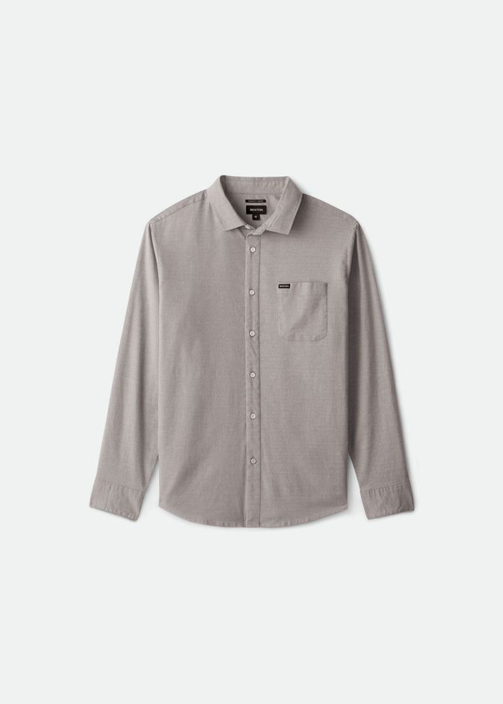 Brixton Charter Oxford L/S Woven - Grey