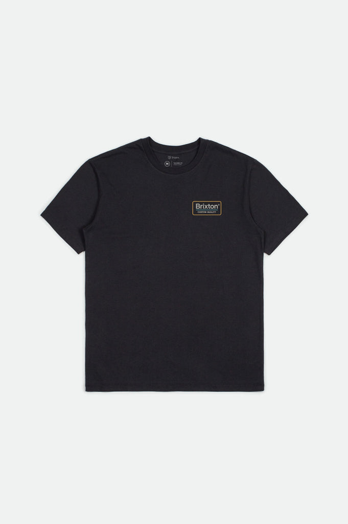 Brixton Palmer S/S Premium Tee - Washed Black/Grey