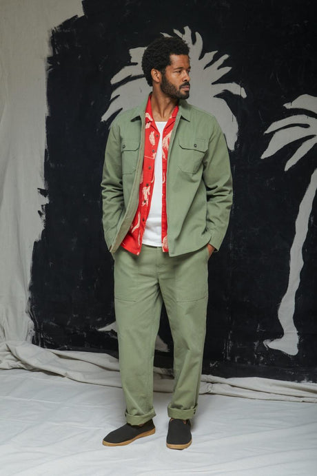 Bowery Surplus Overshirt - Olive Surplus