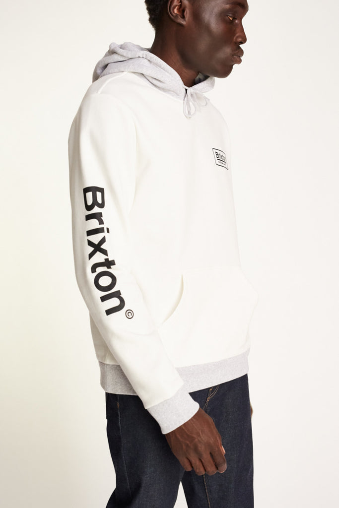 Brixton Palmer II INTL Hood Fleece - Off White