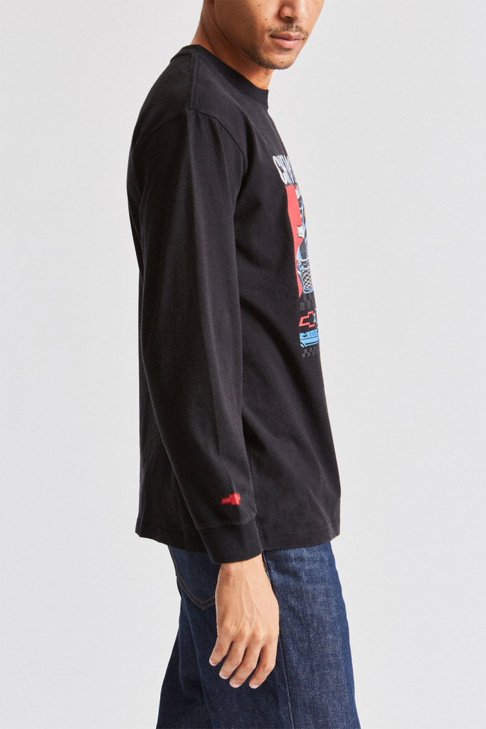 Brixton Super Sport L/S Standard Tee - Bel Air Black