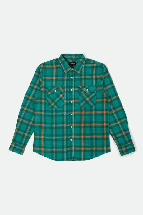 Bowery Lightweight L/S Flannel - Fern