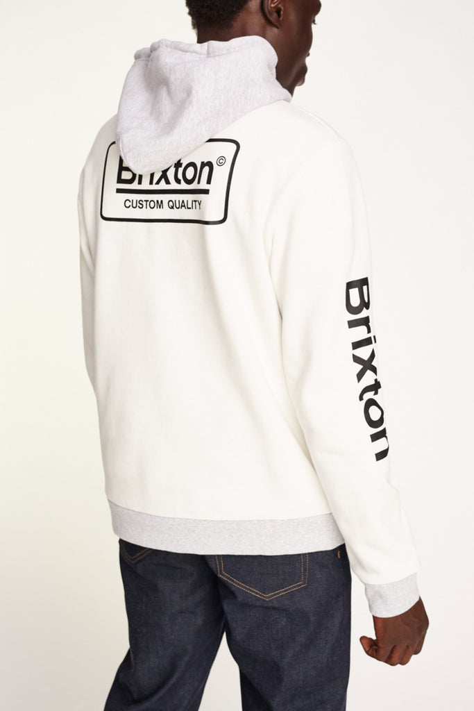 Brixton Palmer II INTL Hood Fleece - Off White