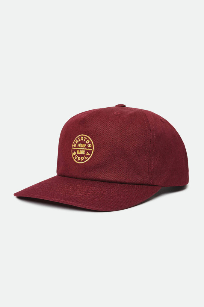 Brixton Oath MP Snapback - Maroon