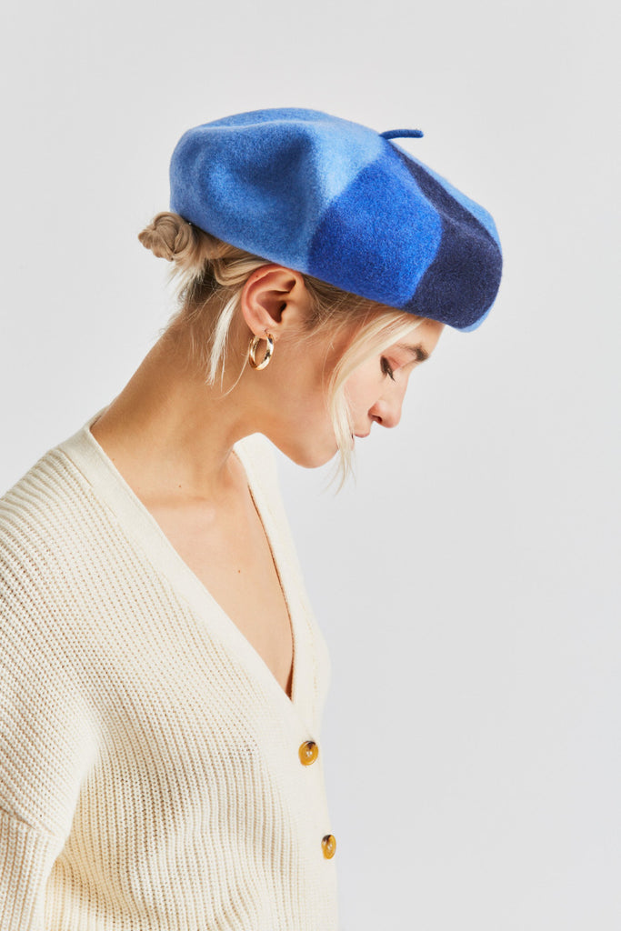 Brixton Audrey IV Beret - Slate Blue