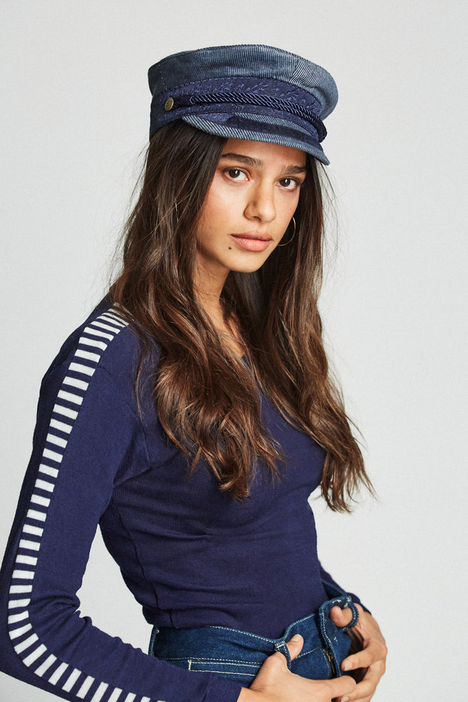 Brixton Albany Cap - Light Navy